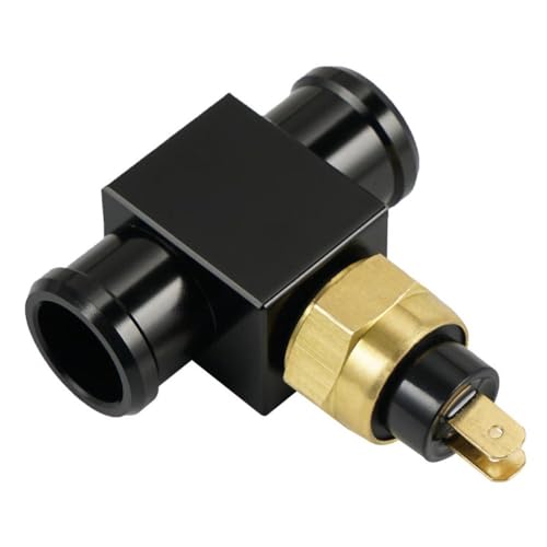 22 mm Temperaturschalter Kühlerlüfter kompatibel mit EXC 300 EXC-F 350 SX 125 SXF 450 XC XCF XCW Motorradmodelle Aftermarket Ersatz(Schwarz) von SINOSCOGO