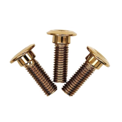 3pcs M8 25 30 35 mm Schrauben Sechskantbuchseköpfe kompatibel mit Sockelkopfschrauben Scheibenbremsbremsschrauben Universal Fit Aftermarket Ersatz(M8-25 (3PCS)) von SINOSCOGO