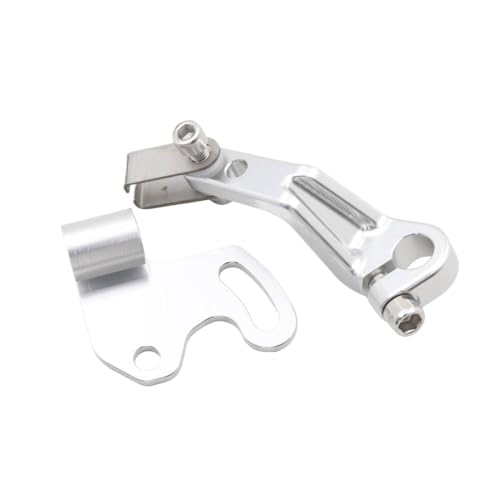 SINOSCOGO CNC Aluminium -Motorrad Ein Finger -Kupplungshebelvergleich mit Norden 901 790 890 Adventure R 2018 2019 2020 2021 2022 2023 2024 2025 Universal Fit Aftermarket Ersatz(Silber) von SINOSCOGO