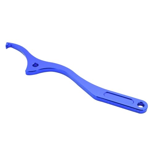 SINOSCOGO Compatible With FE FC TC TE 125 250 300 350 450 501 2014 2015 2016 Motocross Universal Fit CNC Aluminum Rear Absorber Suspension Shock Spanner Wrench Aftermarket Replacement(Blau) von SINOSCOGO