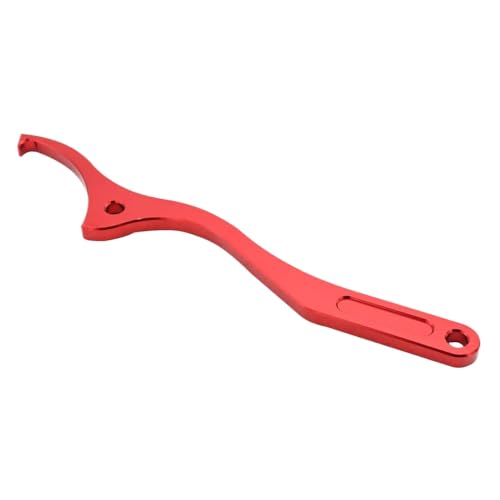 SINOSCOGO Compatible With FE FC TC TE 125 250 300 350 450 501 2014 2015 2016 Motocross Universal Fit CNC Aluminum Rear Absorber Suspension Shock Spanner Wrench Aftermarket Replacement(Rot) von SINOSCOGO