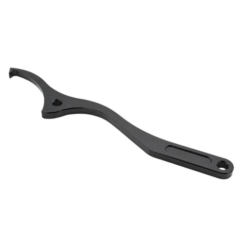 SINOSCOGO Compatible With FE FC TC TE 125 250 300 350 450 501 2014 2015 2016 Motocross Universal Fit CNC Aluminum Rear Absorber Suspension Shock Spanner Wrench Aftermarket Replacement(Schwarz) von SINOSCOGO