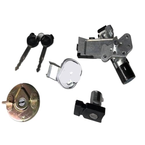 Universal Motorcycle Complete Lock Zündschlüsselschalter Set Set-Sitzschloss kompatibel mit NHX110 SCR110 LEAD 110 GFM 110CC 35010-GFM-K00 Aftermarket-Austausch Universal Motorcycle Complete Lock Zündschlüsselschalter Set Set-Sitzschloss kompatibel mit NHX110 SCR110 LEAD 110 GFM 110CC 35010-GFM-K00 Aftermarket-Austausch von SINOSCOGO
