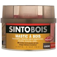 Spachtelmasse SINTOBOIS + Tube Härter SINTO - Eiche - Dose 500 ml - 33701 von SINTO