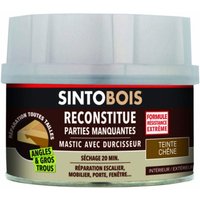 Holzkitt mit Härter Ecken/Großlöcher Eiche 500ml Sinto 139701 von SINTO