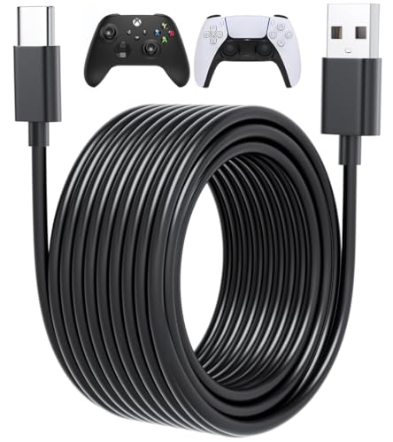 PS5 Controller Charger Cable for Xbox Serie X S,4.5M USB C Cable for Playstation 5,Type C Charging Cord for Nintendo Switch 15FT von SIOCEN