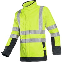 Warnschutz-Softshelljacke playford Multinorm Leuchtgelb/Marine Gr. l - Sioen von SIOEN
