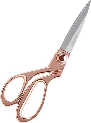 SIRMEDAL Professional Dressmaking Scissors Heavy Duty 8" Rose Gold Stainless Steel Band Cutting Sewing Dressmaking Scissors von SIRMEDAL