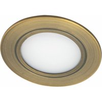 Led Einbauleuchte SL-Mono Spot 3000 k warmweiß, Messing schwarz gebürstet von SIRO