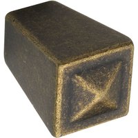 Siro - Möbelknopf (Möbelknauf) Atlanta Breite 18 mm t 27 mm zn altmessing brüniert von SIRO