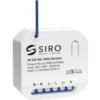 Siro - PushPower Led Empfänger Mono Triac passend zu Push Power Funk Lichtschalter, 230V von SIRO