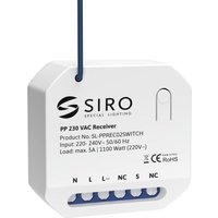 PushPower Led Empfänger Switch passend zu Push Power Funk Lichtschalter, 230V - Siro von SIRO