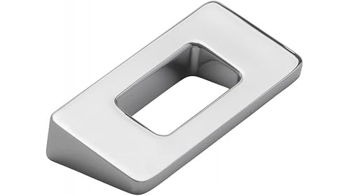 SIRO Möbelgriff Burgkirchen, Modern, Design, Druckguss chrom glänzend, 54 mm x 24 mm x 10 mm, LA 32 mm, 2394-54ZN1 von SIRO