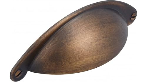 SIRO Möbelgriff Gerlingen, Modern, Druckguss messing schwarz gebürstet, 104 mm x 25 mm x 32 mm, LA 64 mm, 1761-103ZN79 von SIRO