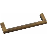 Siro - Schubladengriff Macha Möbelgriff b 104 mm, Griff zn Messing schwarz gebürstet von SIRO