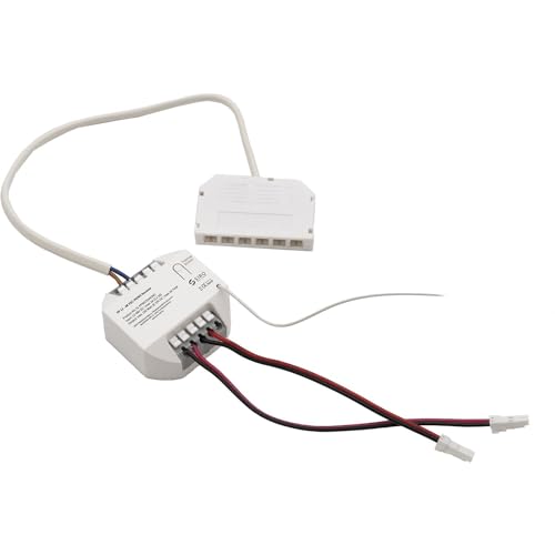 Siro PushPower Led Empfänger Mono mit 6-fach Verteiler passend zu Push Power Funk Lichtschalter, 24V/DC von SIRO