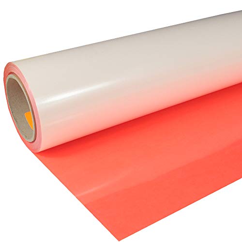 Siser 17,98€/m² Flexfolie P.S. Film Easy Weed A0067 Neon Koralle 50cm x 1m Bügelfolie Flex Folie von SISER