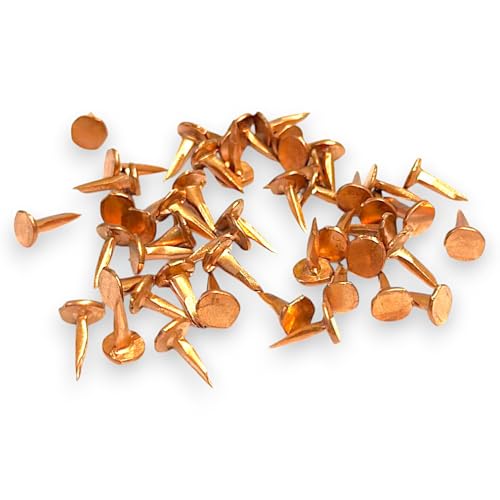 Massive Kupfernägel – 10 mm – Flachkopf-Polsternägel für Restaurierung, Bootsbau & Handwerk – rostfrei, nicht magnetisch – 100 g Packungen von SISI UK