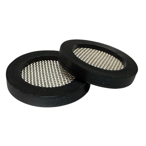 SISI UK Zulaufschlauchfilter, Netz-Unterlegscheiben, 1,9 cm, Universal-Wasserhahnanschluss (24 mm Außendurchmesser x 16 mm ID x 3,7 mm), Zulaufschlauchfilter für Waschmaschinen und Geschirrspüler, 2 von SISI UK