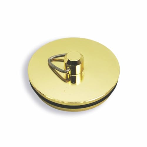 Waschbeckenstöpsel Messing Badewannenstöpsel Ersatz Waschbeckenstöpsel Messing Dichtung Abflussstopfen Badezimmer Waschbecken Stöpsel Abdeckung Badewannenstöpsel Stopper 37 mm 1 Stück von SISI UK