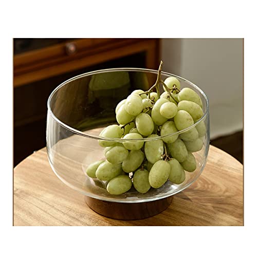 Obstschale Glasschalen for Küchenvorbereitung Glasschalen for Dessert, Snack, Obstmüsse oder Tauchschalen große Kapazität Obstkorb von SISWIM