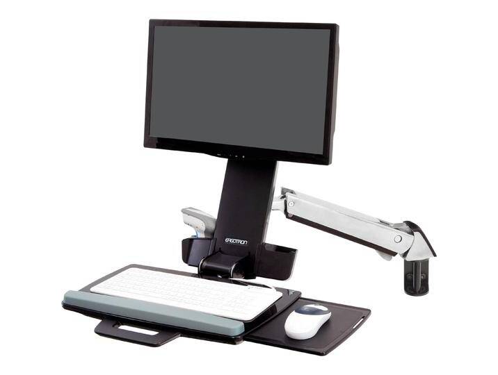 Ergotron Sv Sit Stand Combo Arm (Wand, 24 , 13.20 kg), Monitor Halterung, Weiss von SIT-Möbel