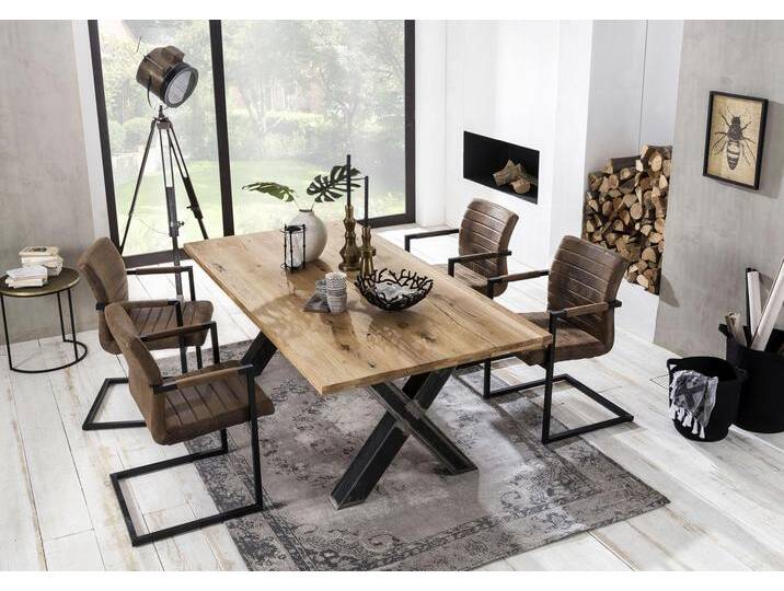 Esstisch SIT Tables , beige (natur), B:180cm, Tische, Rechteckiger Esstisch Esstisch Holz-Esstische, mit Platte aus Wildeiche natur von SIT-Möbel