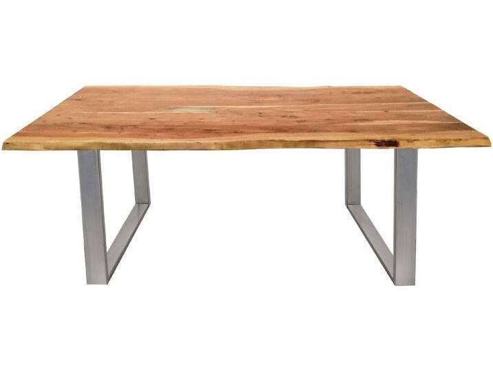 Esstisch SIT Tops&Tables , beige (natur), B:120cm, Tische, mit Tischplatte aus Wildeiche, mit Baumkante wie gewachsen, Vintage von SIT-Möbel