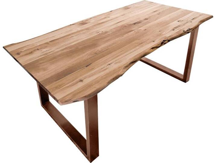 Esstisch SIT Tops&Tables , beige (natur, braun, braun, natur), B:240cm H:78cm T:100cm, Tische von SIT-Möbel