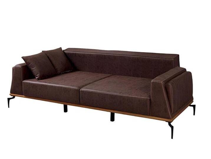 JVmoebel 3-Sitzer Brauner 3-Sitzer Designer Sitmöbel Wohnimmer Dreisitzer Luxus Möbel, 1 Teile, Made in Europa, braun von SIT-Möbel