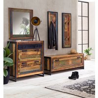SIT Möbel BALI Dielen-Set schwarzem Altmetall/Recyceltes Altholz Gebrauchsspuren von SIT Möbel