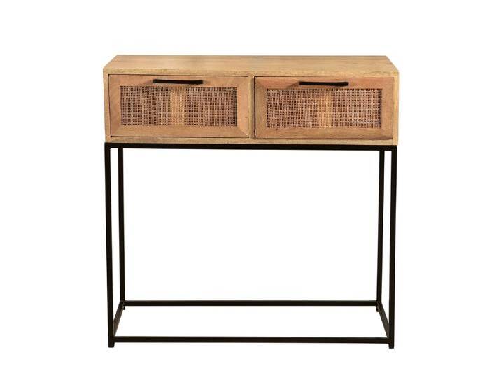 SIT Möbel CANE Konsolentisch Mango lackiert mit Rattan-Front, von SIT-Möbel