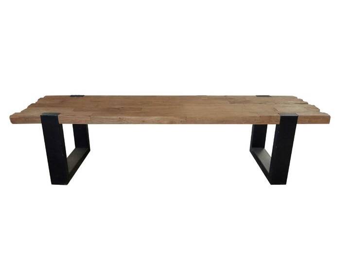 SIT Möbel CROCO Couchtisch Metall/recyceltes Teak SIT Möbel CROCO Couchtisch Metall/recyceltes Teak von SIT-Möbel
