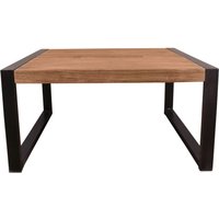 SIT Möbel NATURAL EDGE Couchtisch 80x80 cm Metall/Akazie natur und schwarz von SIT Möbel