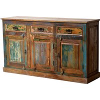 SIT Möbel RIVERBOAT Sideboard Altholz mit starken Gebrauchsspuren lackiert bunt von SIT Möbel