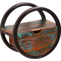 SIT Möbel RIVERBOAT Wandregal Metall/Altholz mit Gebrauchsspuren von SIT Möbel
