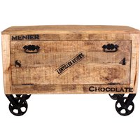 SIT Möbel RUSTIC Schuhschrank lackiertes Mangoholz mit starken Gebrauchsspuren Natur Antik von SIT Möbel