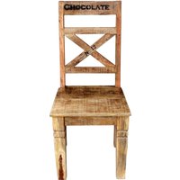 SIT Möbel RUSTIC Stuhl lackiertes Mangoholz mit starken Gebrauchsspuren Natur Antik von SIT Möbel