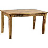 SIT Möbel RUSTIC Tisch 140x70 cm lackiertes Mangoholz mit starken Gebrauchsspuren Natur Antik von SIT Möbel