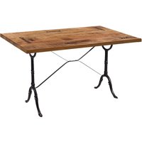 SIT Möbel TABLES & CO Tisch 120x65 cm Gusseisen/Mangoholz mit Gebrauchsspuren von SIT Möbel