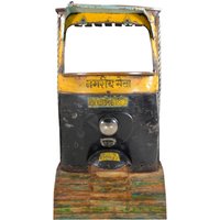 SIT Möbel THIS & THAT Barschrank Tuk-Tuk Metall/Altholz schwarz-gelb mit bunt von SIT Möbel