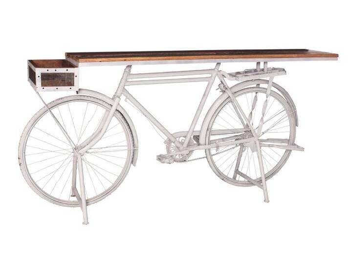 SIT Möbel THIS & THAT Stehtisch aus recyceltem Fahrrad von SIT-Möbel