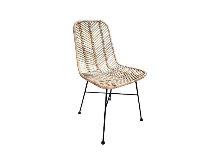 SIT Rattan Vintage Stuhl Metall 2er-Set 5339-01 / B 44 x H 87 x T 57 cm von SIT-Möbel