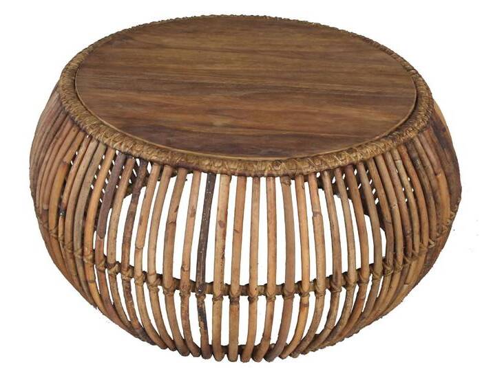 SIT Rattan und Teak Couchtisch - rund 60 x 45x 60 cm SIT Rattan und Teak Couchtisch - rund 60 x 45x 60 cm von SIT-Möbel