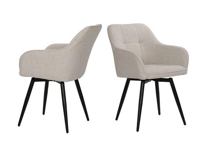 SIT Sit&Chairs »Luisa« Drehstuhl 2er-Set beige von SIT-Möbel
