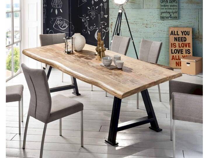 SIT Tops & Tables »Kentucky« Mango Massivholz Esstisch 240x100 cm / Eisen antikbraun SIT Tops & Tables »Kentucky« Mango Massivholz Esstisch 240x100 cm / Eisen antikbraun von SIT-Möbel
