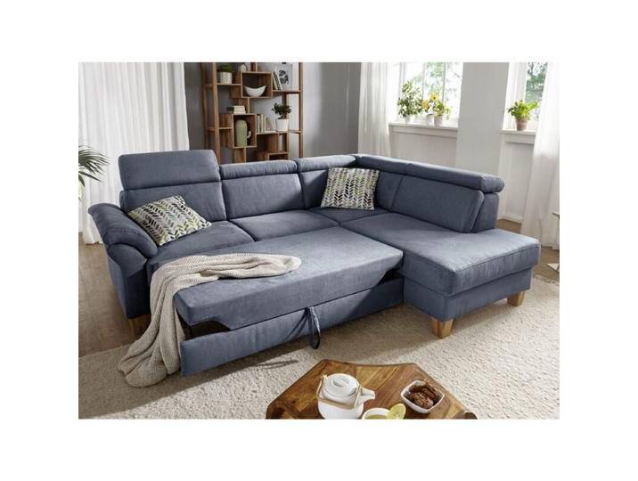 Sit&More Arngast Ecksofa mit optionalem Funktionspaket - Microfaser Toro 80 dunkelblau , manuelle Kopfteilverstellung & Schlaffunktion , rechts Sit&More Arngast Ecksofa mit optionalem Funktionspaket - Microfaser Toro 80 dunkelblau , manuelle Kopfteilverstellung & Schlaffunktion , rechts von SIT-Möbel