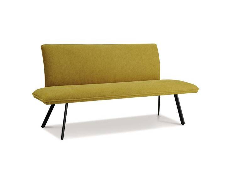 Wohnglücklich Sitzbank SIT DOWN – Sitzbank mit Rückenlehne auf Metallgestell von SIT-Möbel