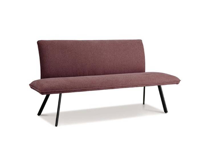 Wohnglücklich Sitzbank SIT DOWN – Sitzbank mit Rückenlehne auf Metallgestell von SIT-Möbel