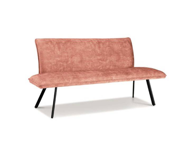 Wohnglücklich Sitzbank SIT DOWN – Sitzbank mit Rückenlehne auf Metallgestell von SIT-Möbel